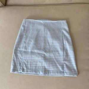 Boyce checkered mini skirt